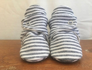 Striped Baby Booties