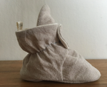 Flax Linen/Cotton Baby Booties